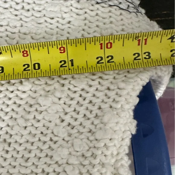 Anthropologie NWOT Akemi + Kin Black White Ombré Chunky Knit Cardigan - Picture 13 of 16